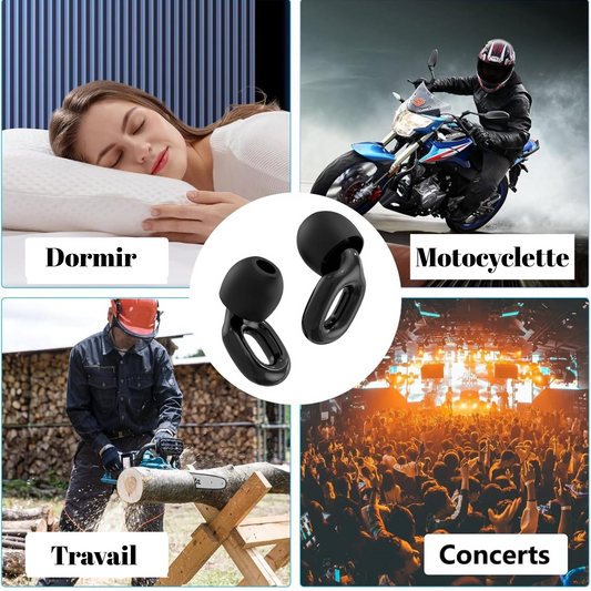 Bouchon d'oreille de réduction du bruit 28db